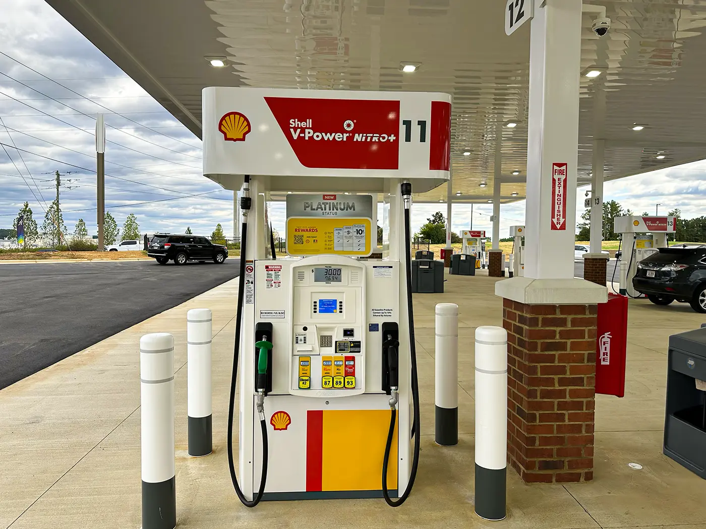 Shell gas pump
